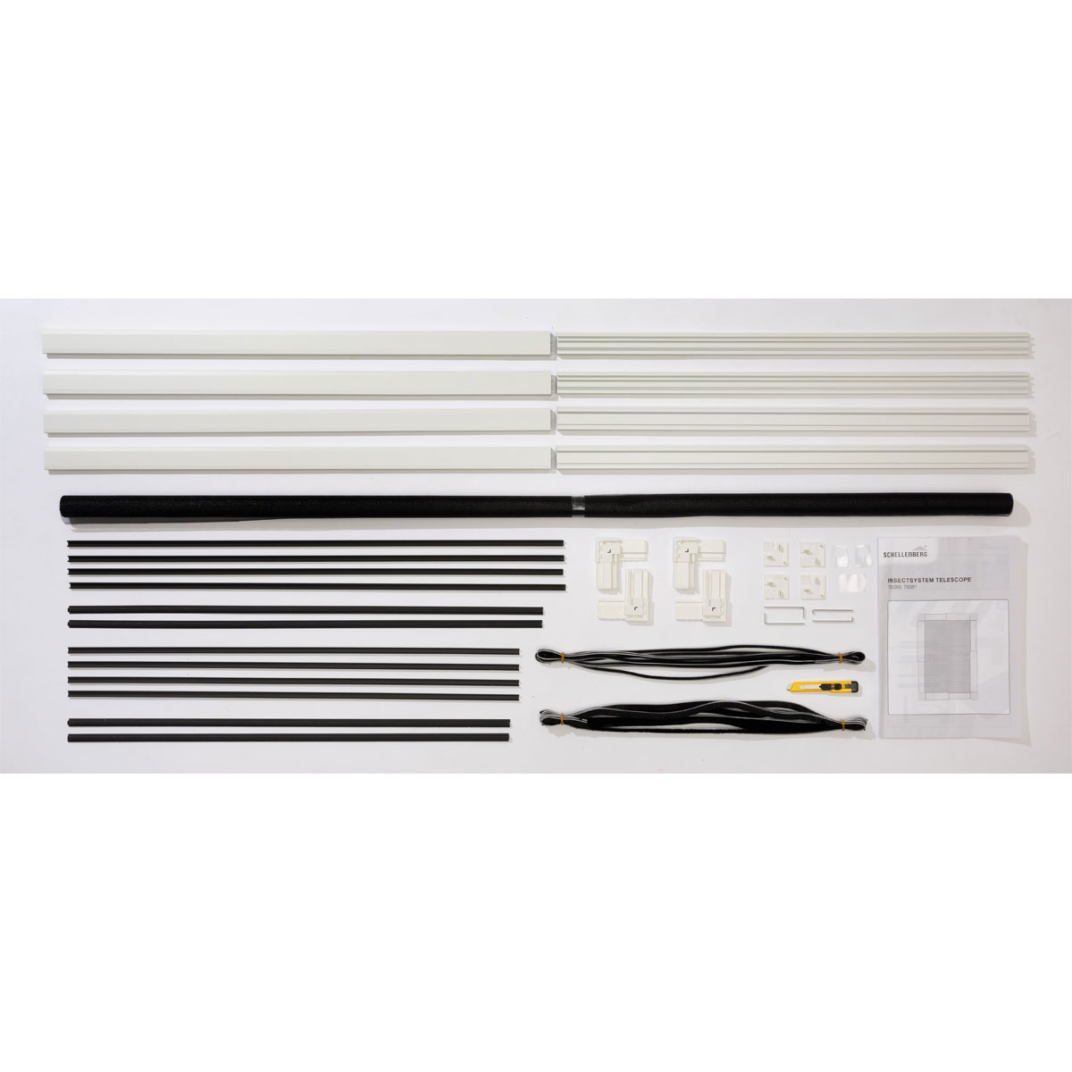 Schellenberg  Insektenschutz-Fenster Telescope 140 x 150 cm weiß Bild 4