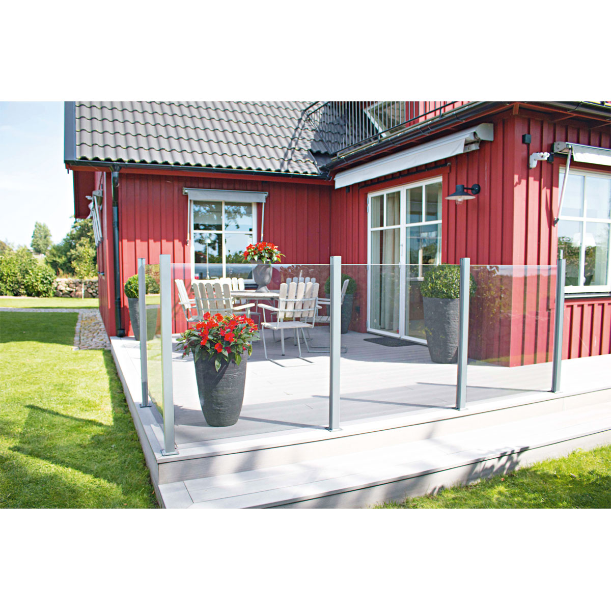 Durabil Glas-Windschutz 6 mm 228 x 1600 mm Einscheibensicherheitsglas klar Bild 3