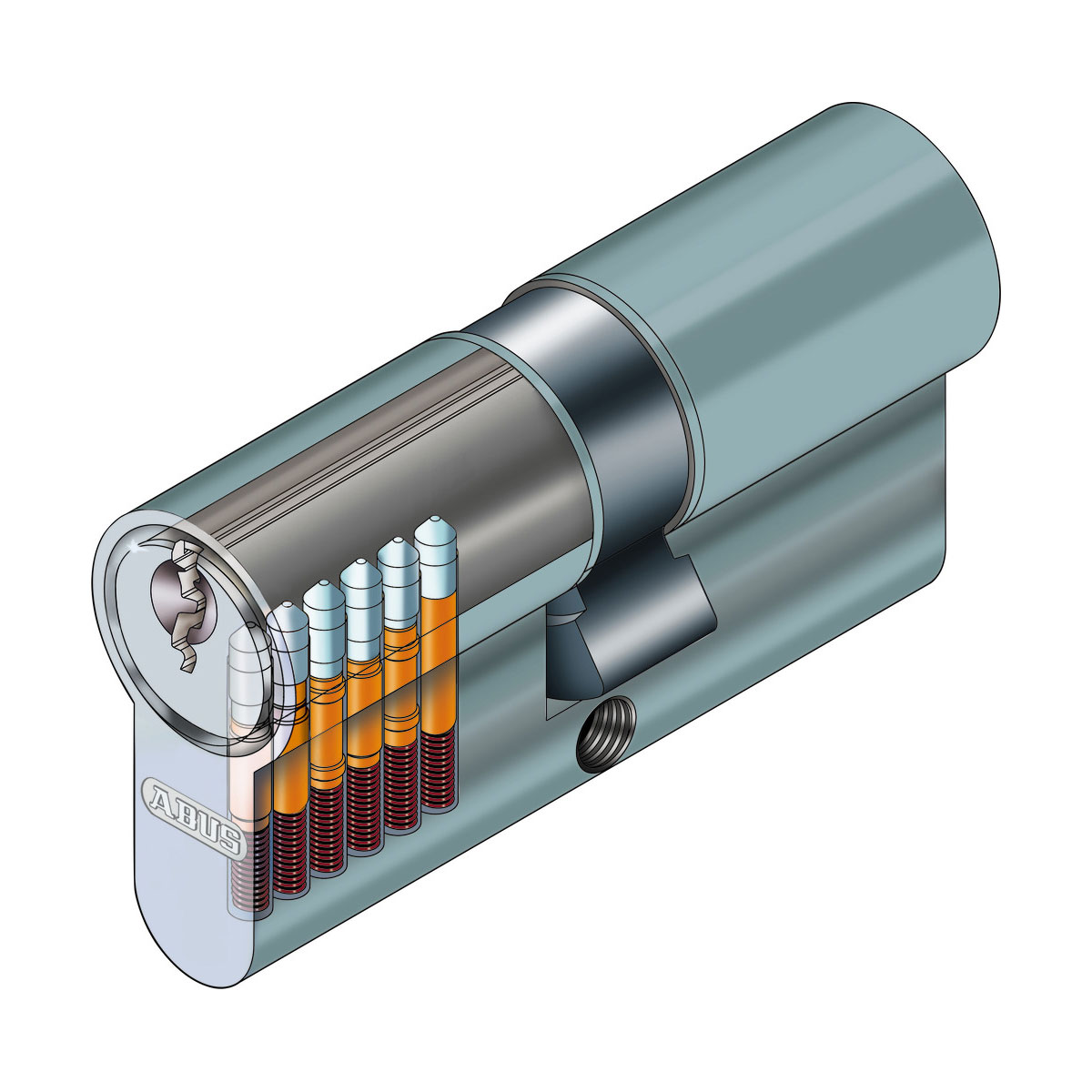 Abus Türzylinder E30NP 35/35 mm Bild 3