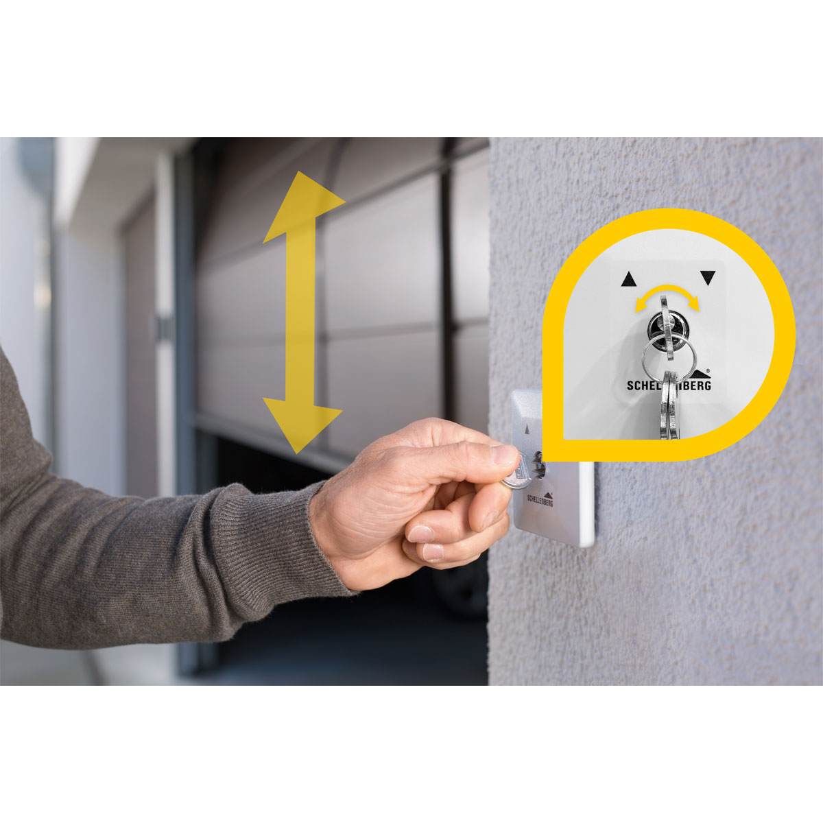Schellenberg  Schlüsseltaster Unterputz für Garagen Bild 5