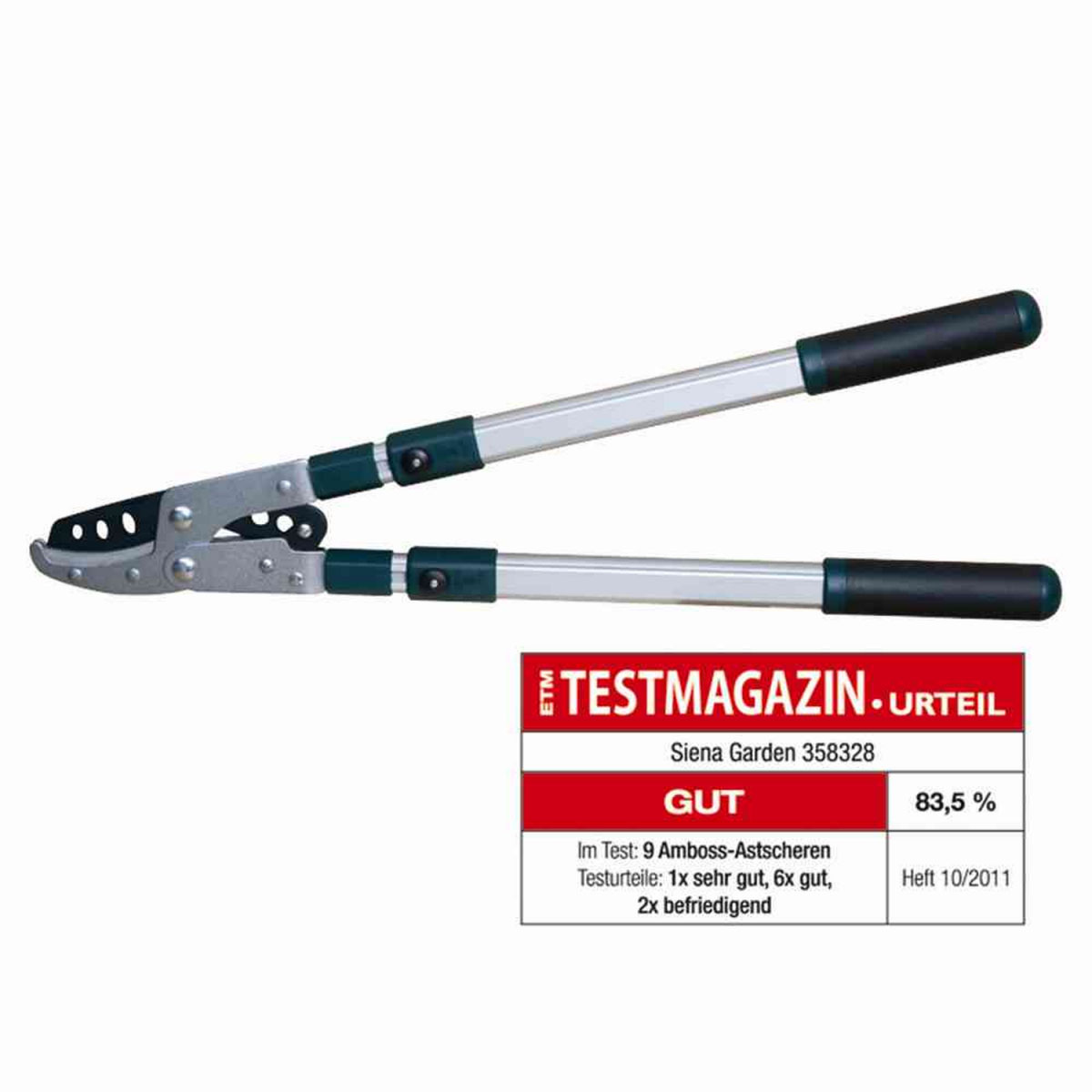 Siena Garden Amboss-Astschere teleskopierbar Bild 2