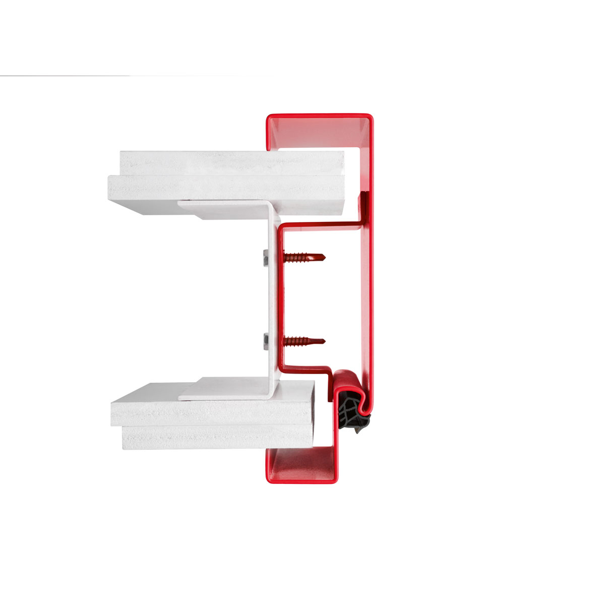 Stahlzarge für Ständerwerk MW 125 625 x 2000 mm Bild 2