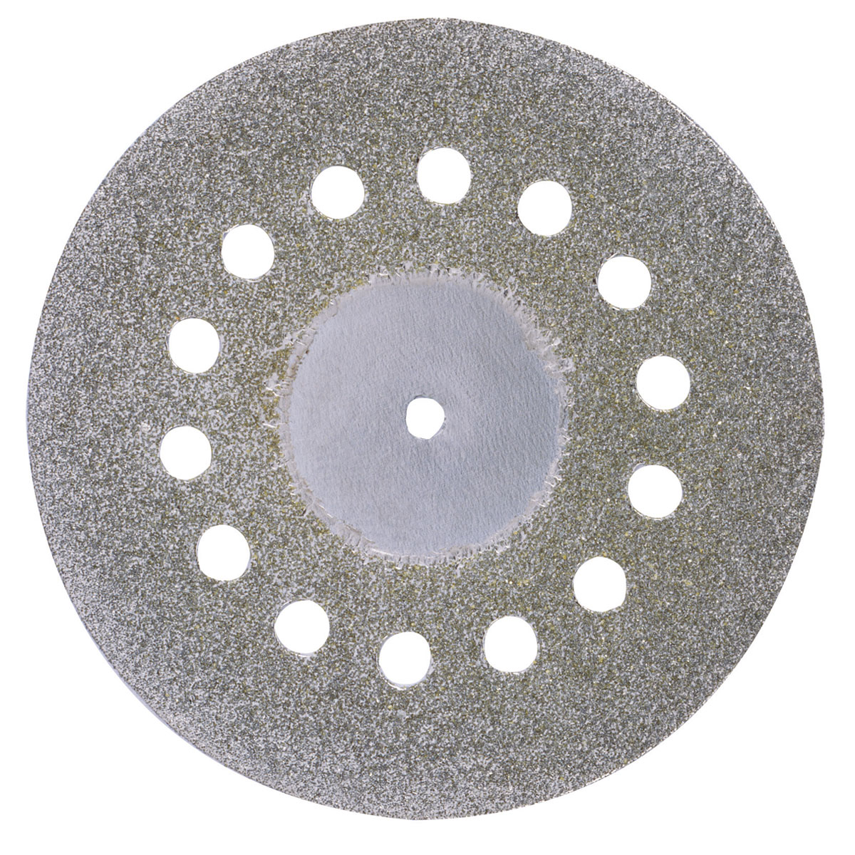 Proxxon Micromot Diamantierte Trennscheibe mit Kühllöchern Durchmesser 38 mm und 1 Träger