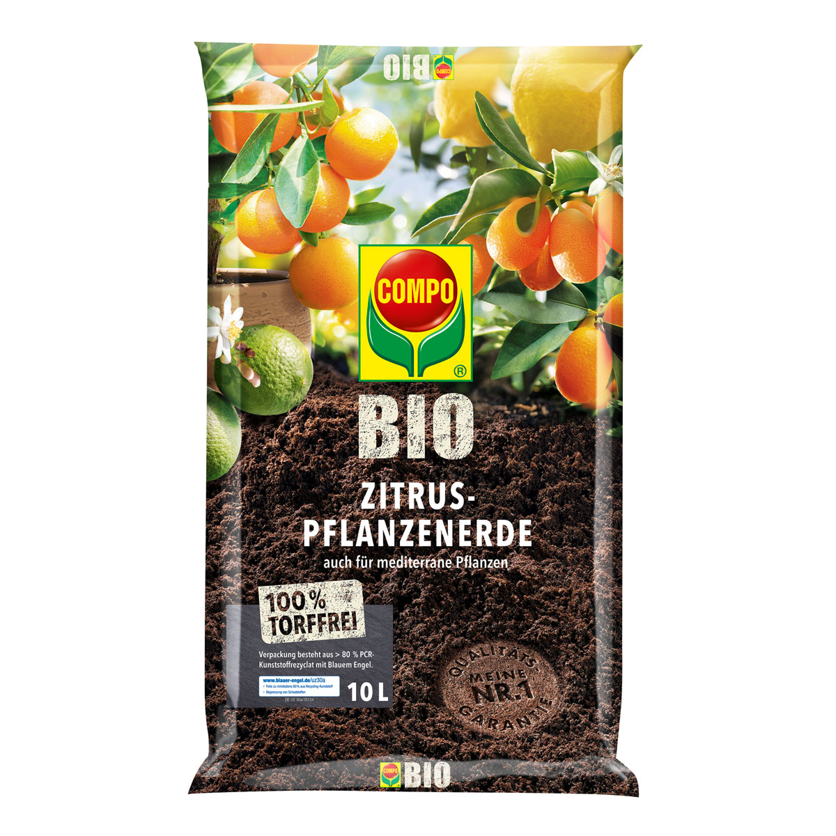 Compo SANA Zitruspflanzenerde 10 L Bild 1
