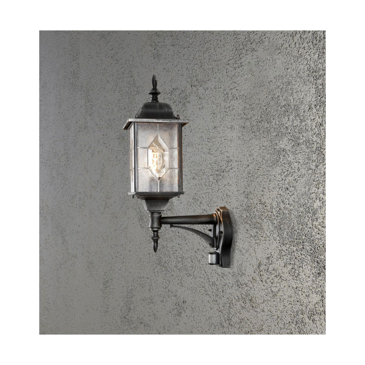 Konstsmide LED-Außenwandleuchte Milano schwarz Bild 2