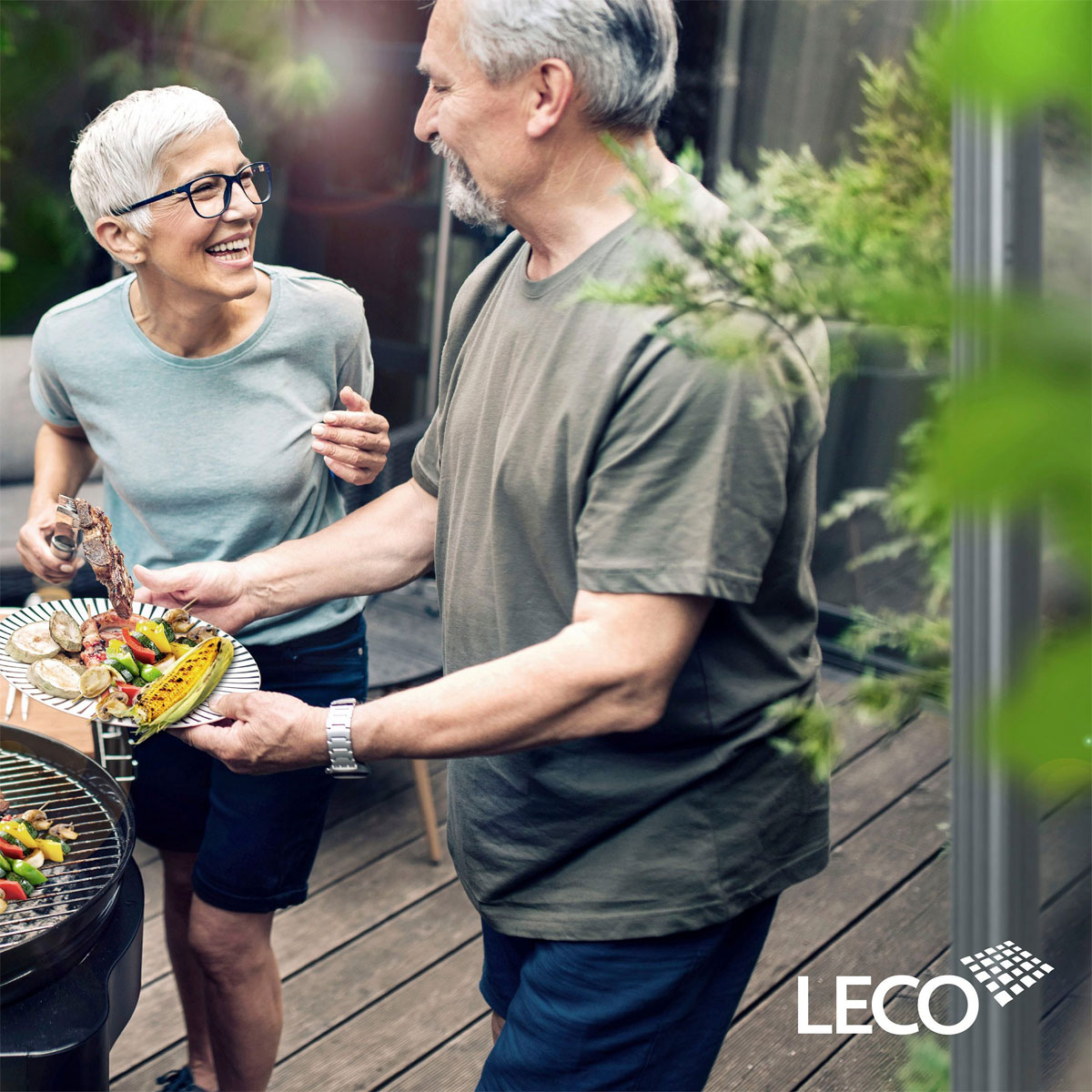 Leco Grill BBQ Rolltisch Serviertisch Grillwagen Servierwagen Beistelltisch Grill Bild 4