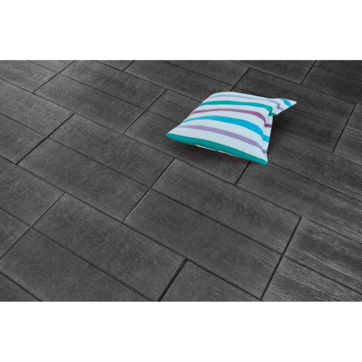 Diephaus  Terrassenplatte No.1 Timber 60 x 40 x 4 cm Basalt Bild 2