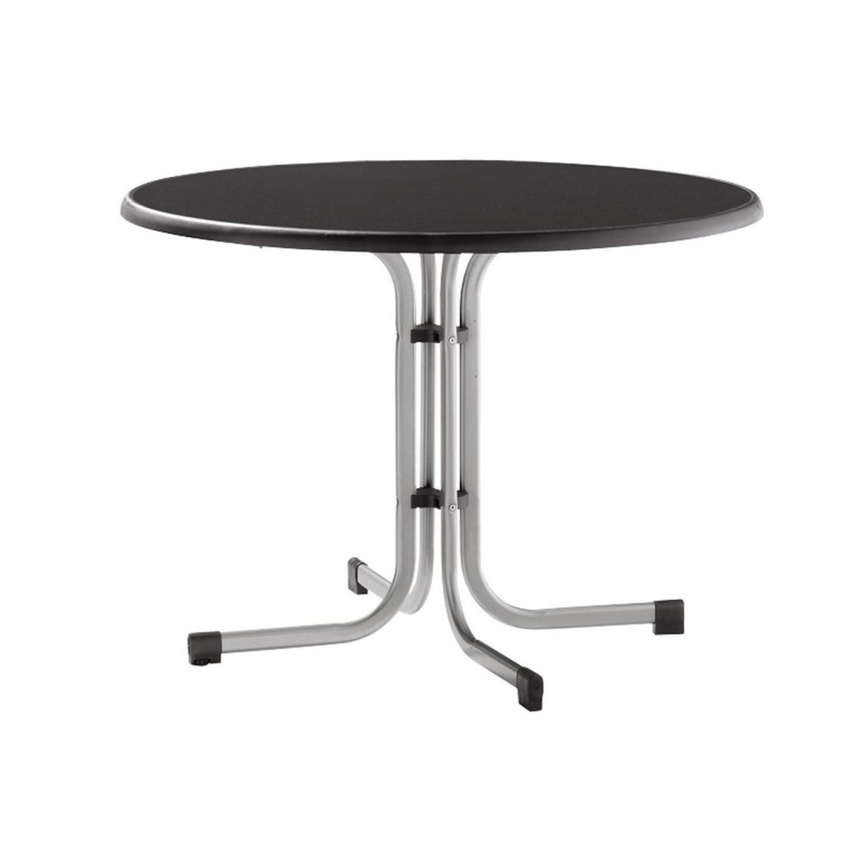 Klapptisch  Durchmesser 100 cm graphit