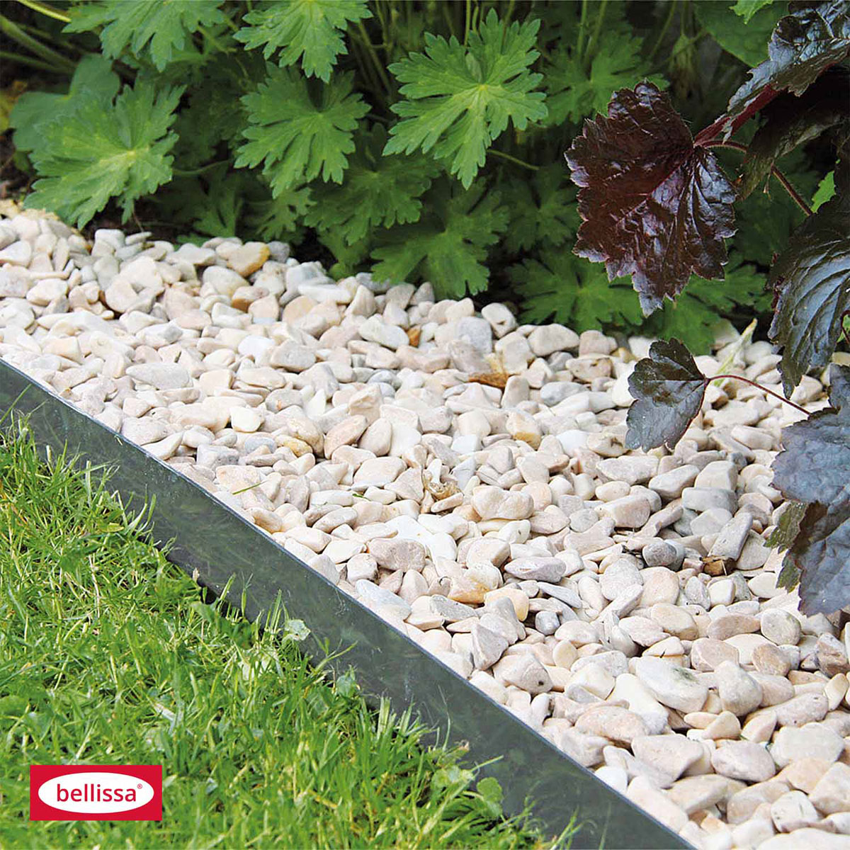 Rasenkante Kunststoff 118 x 13 x 0,2 cm Bild 2