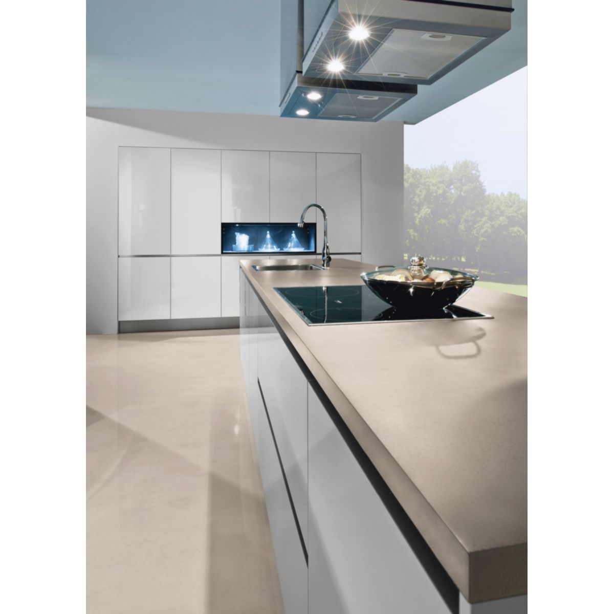 Arbeitsplatte Beton Sand 4100x635x38mm Bild 4