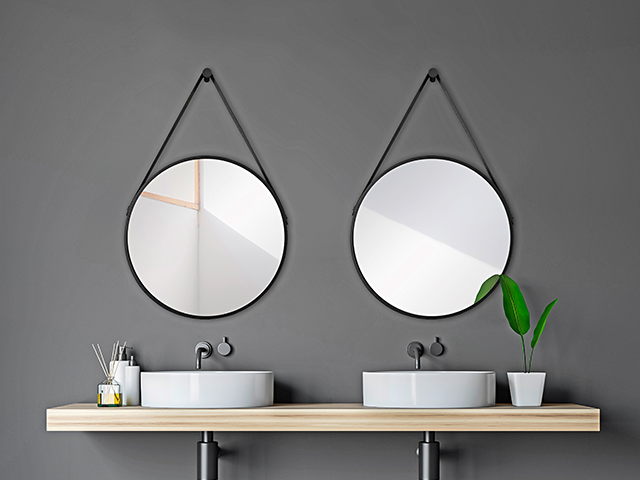 Schwarzes Design_Spiegel Schwarzes Design_Spiegel