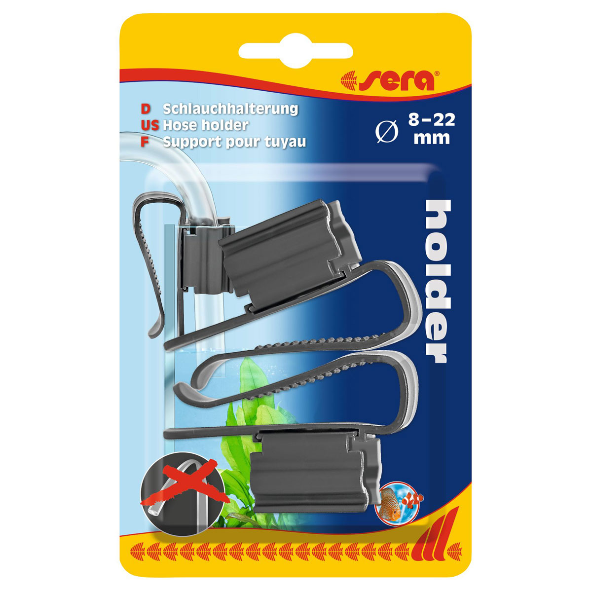 sera Schlauchhalterung für Ø 8 - 22 mm