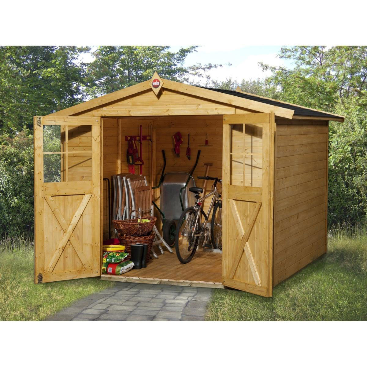 Weka Gartenhaus 316 290 x 217 x 221 cm