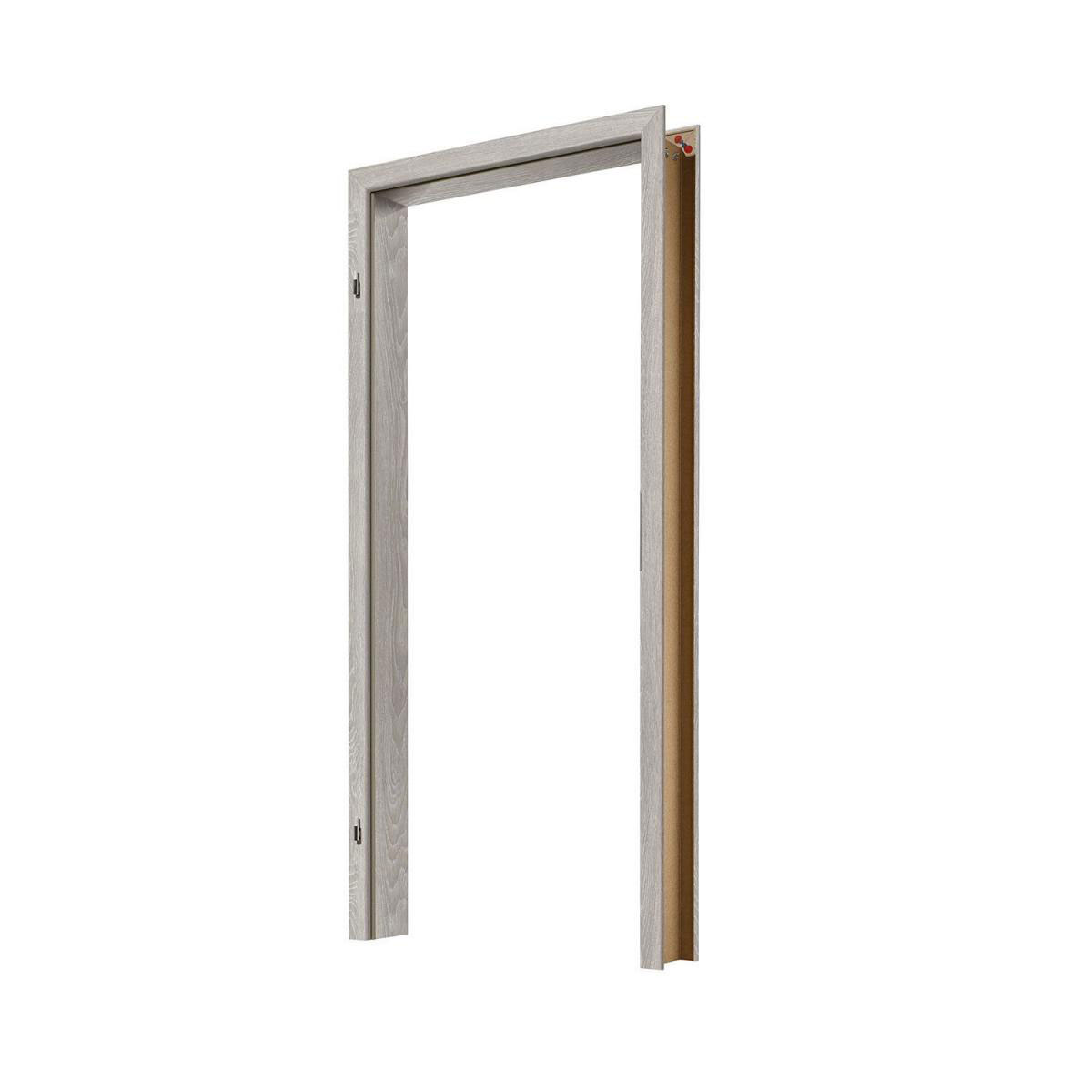 Borne Türzarge komplett CPL Eiche basalt 86 x 198,5 x 12 cm DIN links
