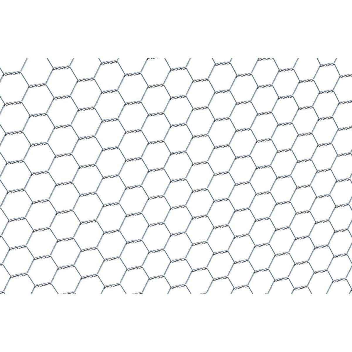 GAH Alberts Sechseckgeflecht verzinkt Höhe 500 mm Länge 25 Meter Masche 25 x 25