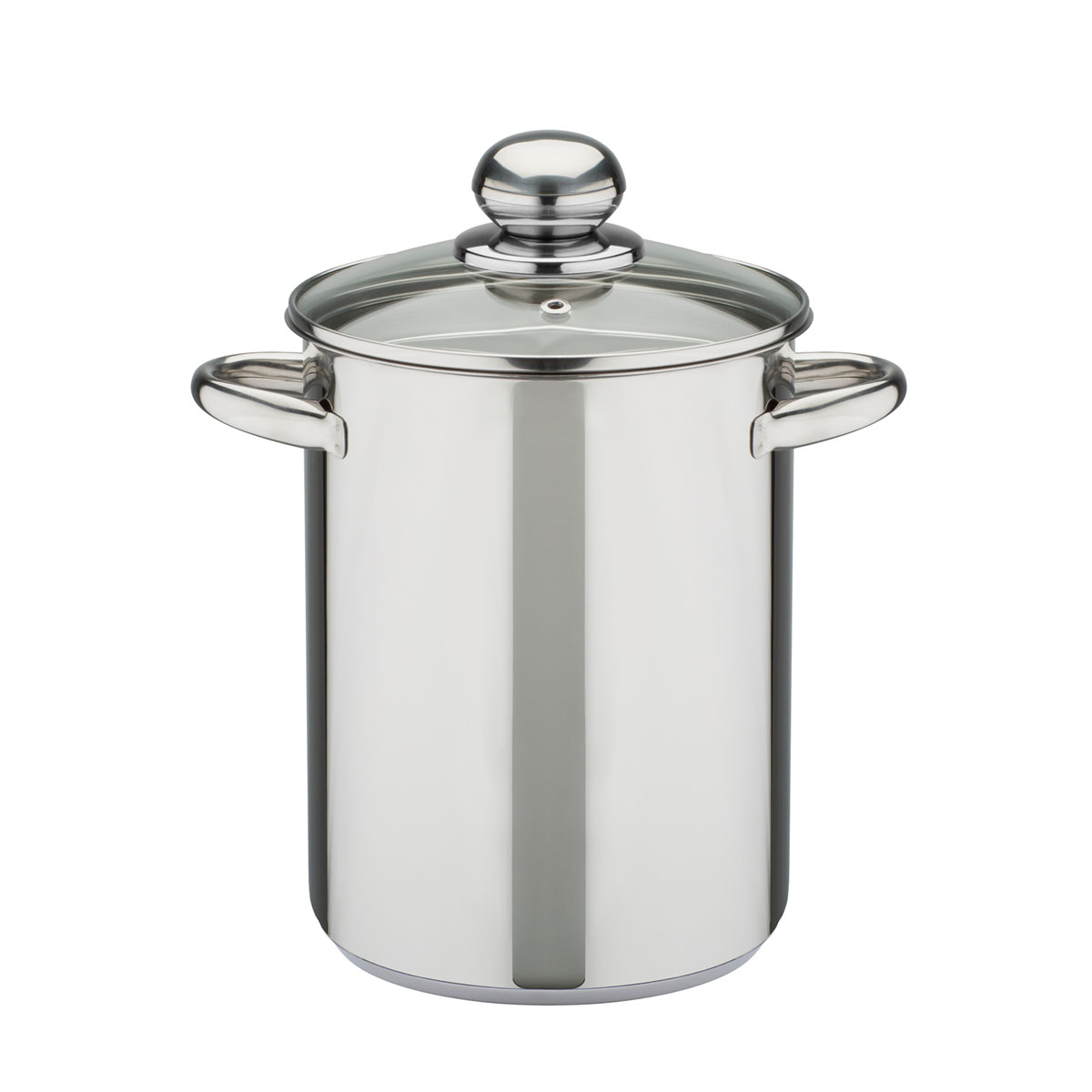 GSW Spargeltopf mit Glasdeckel und Einsatz 16cm 4,2L