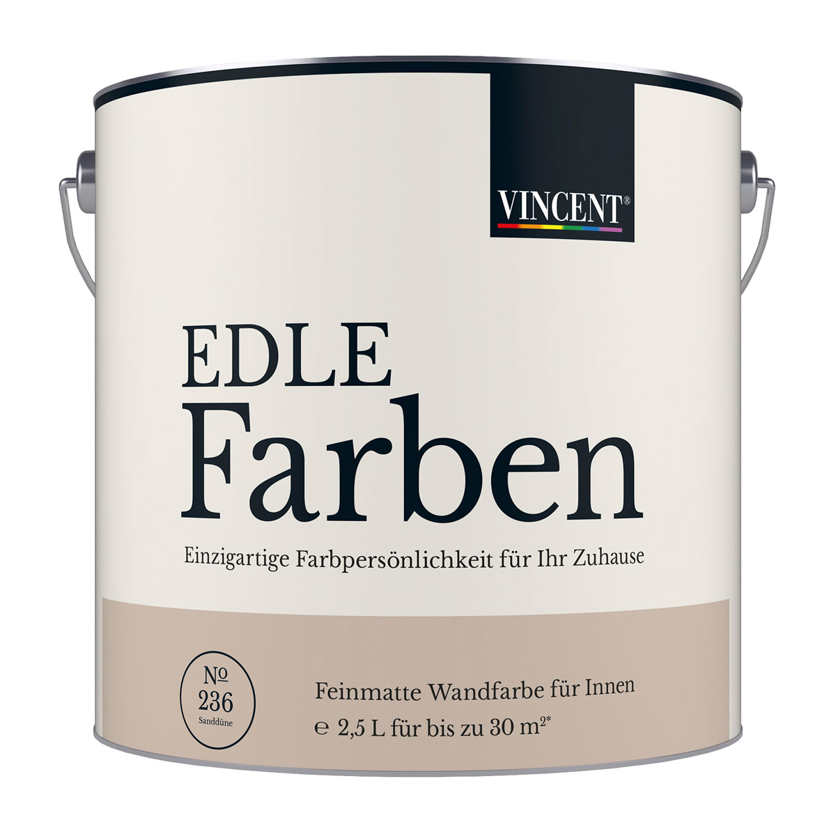 Vincent Wandfarbe Edle Farben Sanddüne 2,5 L