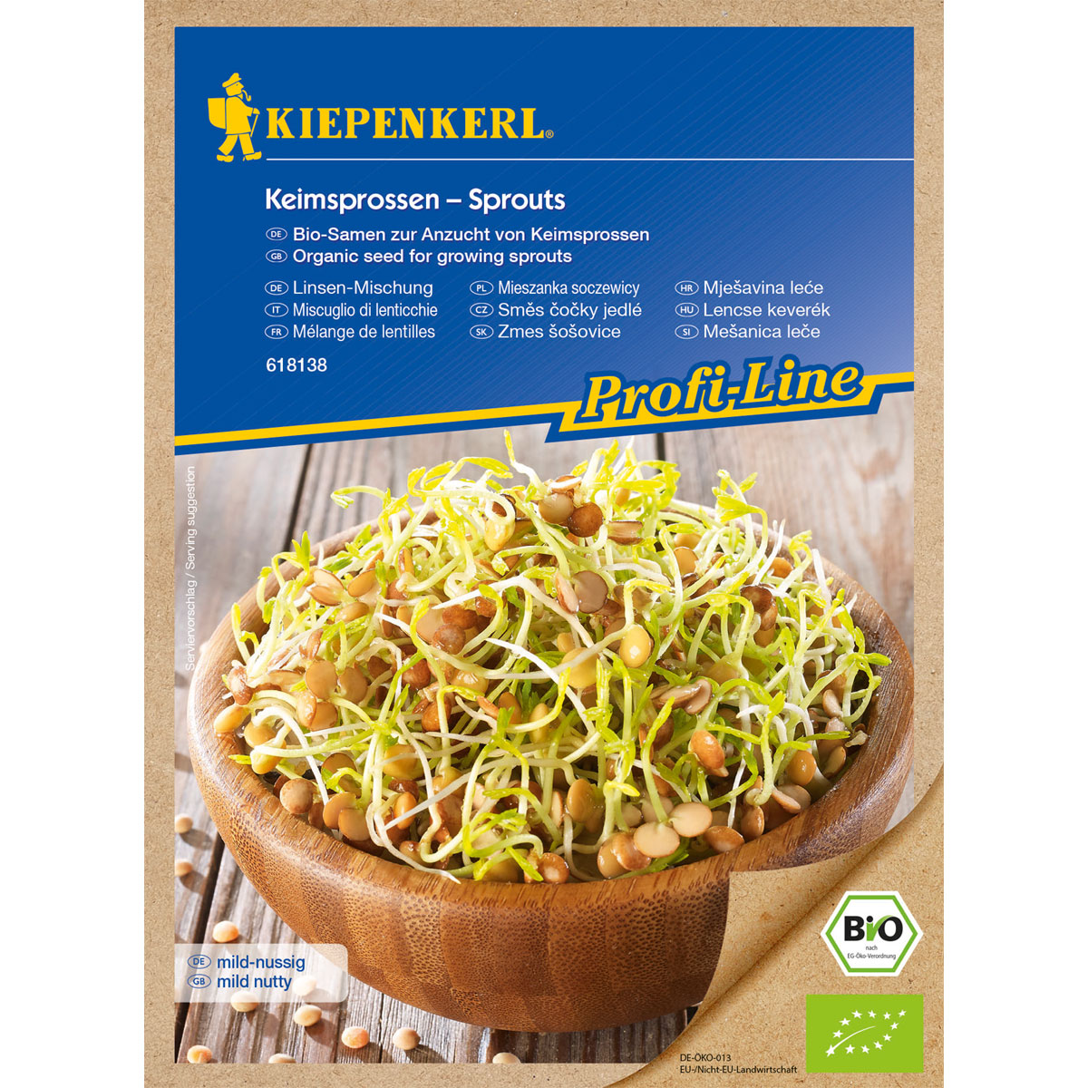 Kiepenkerl Keimsprossen Linsen-Mix Bio