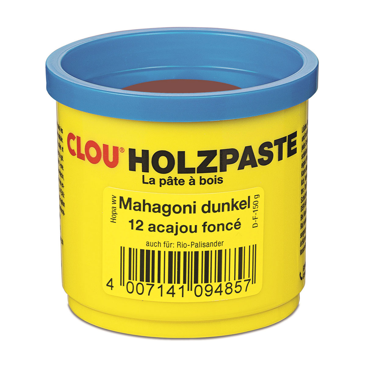 Clou Holzpaste Mahagoni dunkel 150 g