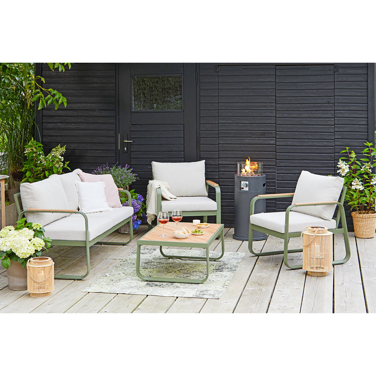 Haveson Loungegarnitur Kopenhagen inkl Kissen-Set Bild 5