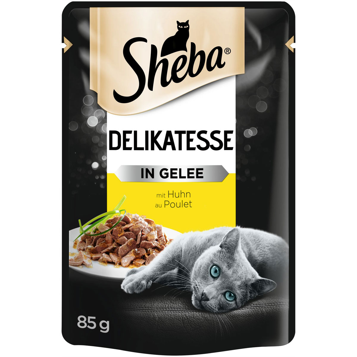 Sheba Delikatesse mit Huhn in Gelee 85g Portionsbeutel
