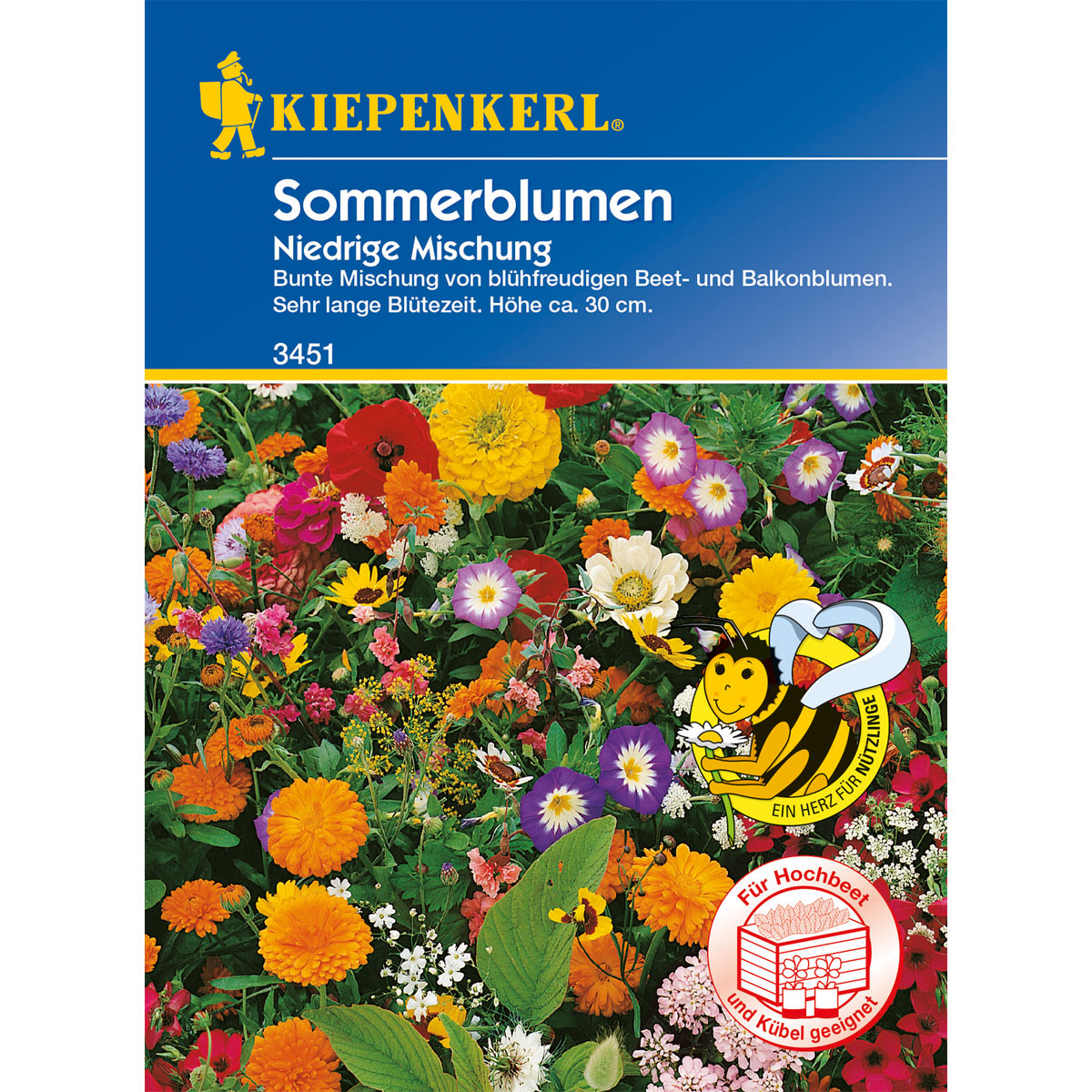 Kiepenkerl Niedrige Sommerblumen Mischung