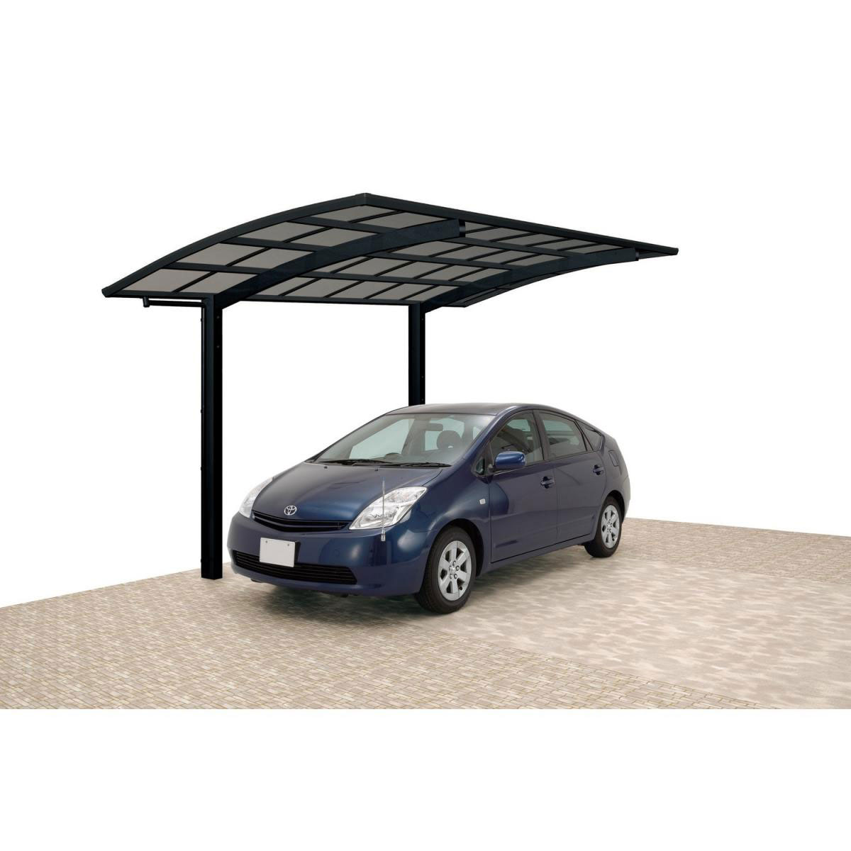 Ximax Carport Alu Portoforte 60 SchwarzSL und SB Bild 1