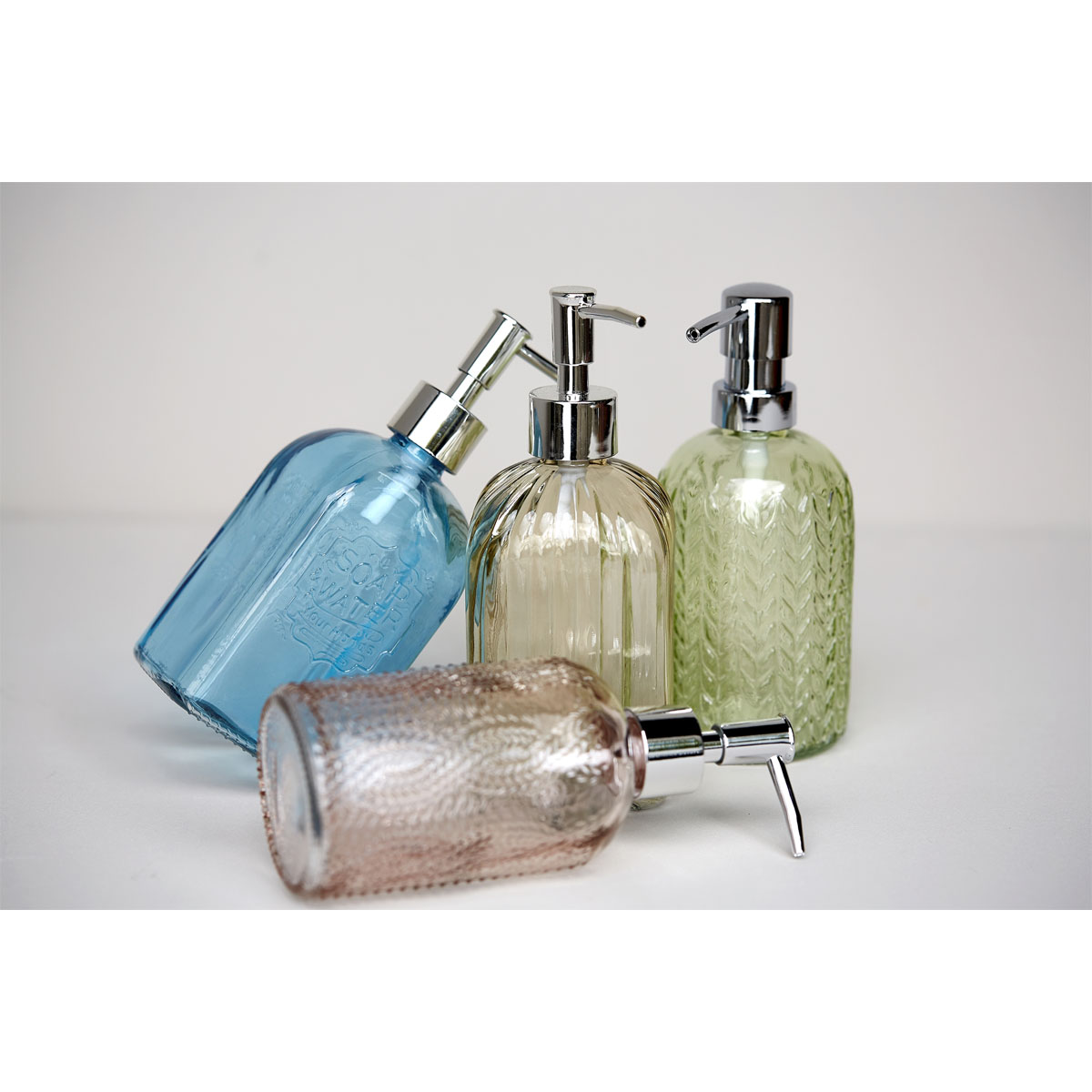 Wenko Seifenspender Vetro grün 400 ml Bild 3