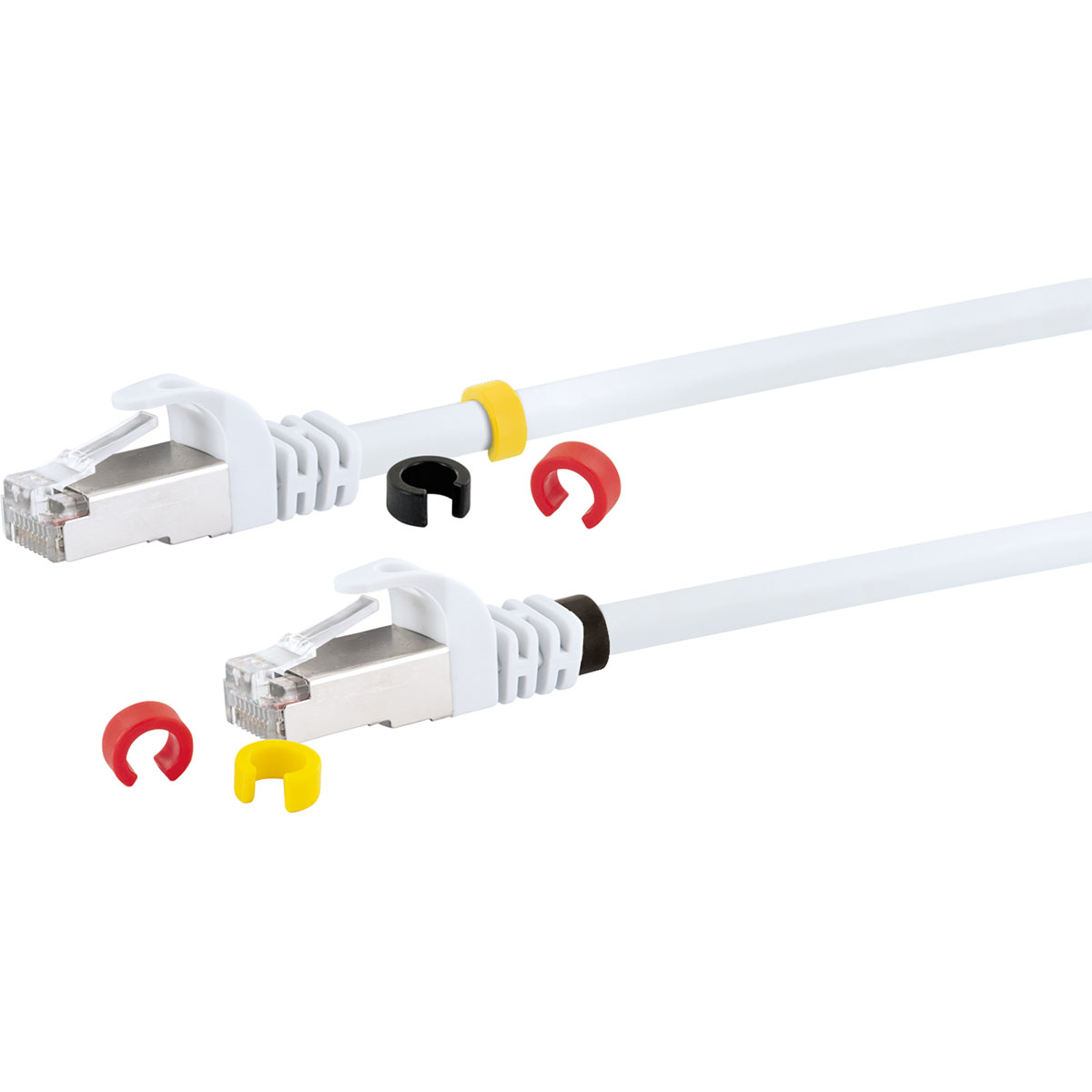 Schwaiger  Netzwerkkabel CAT7 2,5 m weiß Bild 5