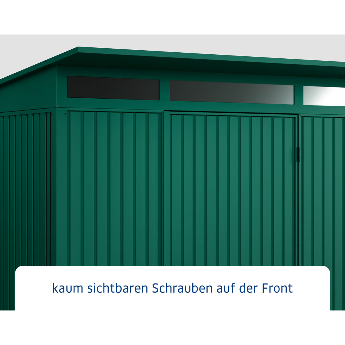 EcoStar  Gerätehaus Trend-PTyp 1RAL6005 1 flg Bild 4
