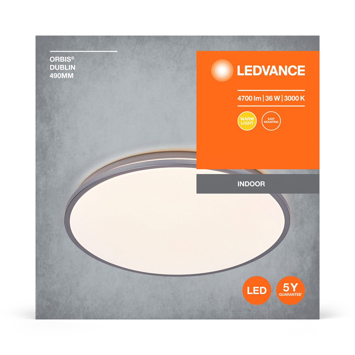 Ledvance Orbis Dublin 490 mm 36W  830 Silber Bild 9