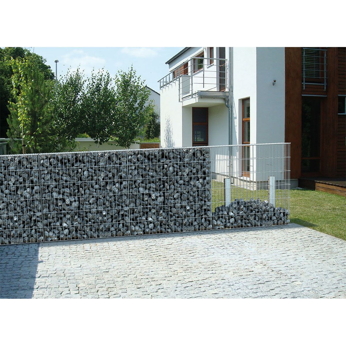 Wilk GabionenZaun 120 x 200 x 25 cm 200 120 302702