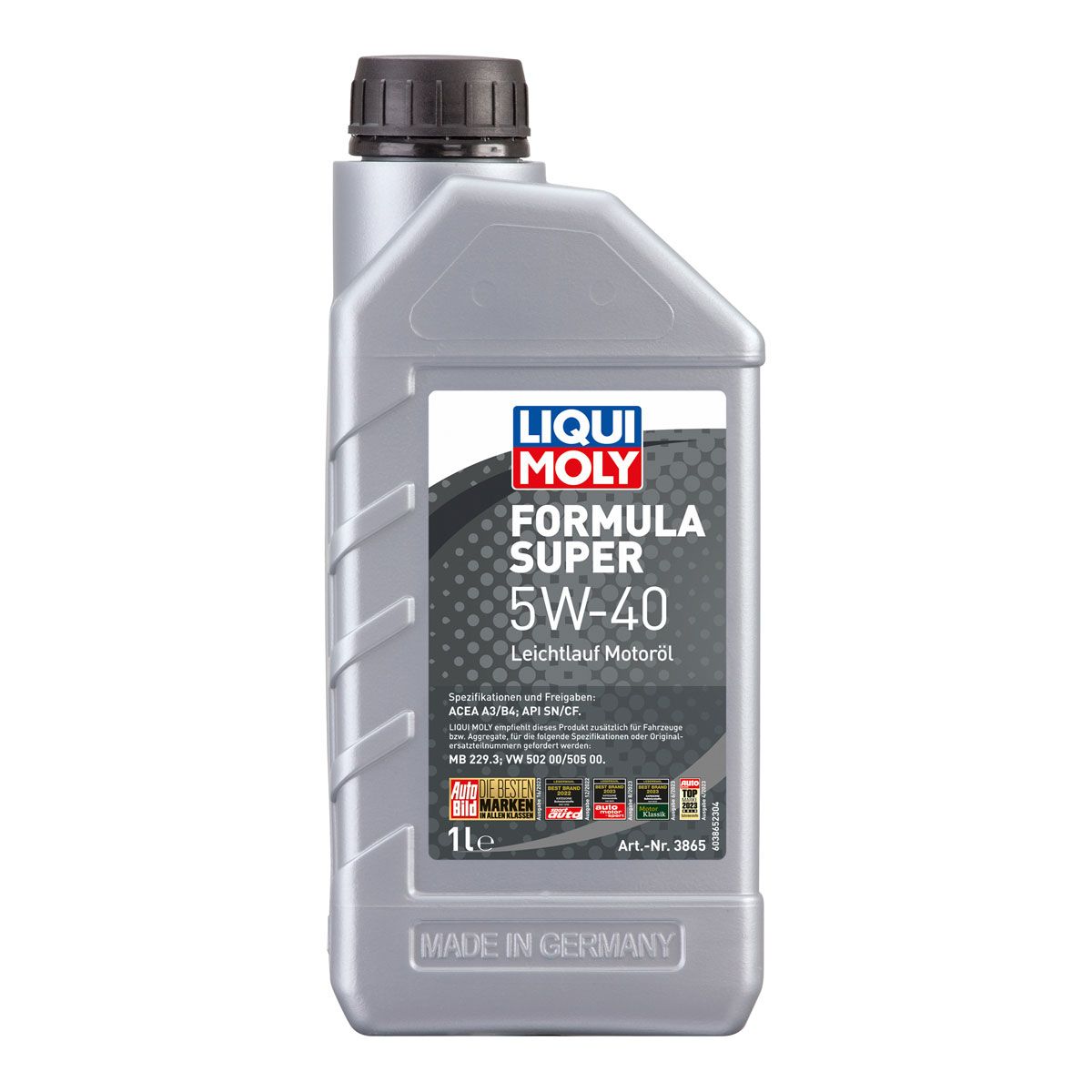 Liqui Moly Leichtlauf-Motor-Öl Formula Super 5W-40 1 L | 1L | 5W-40 ...
