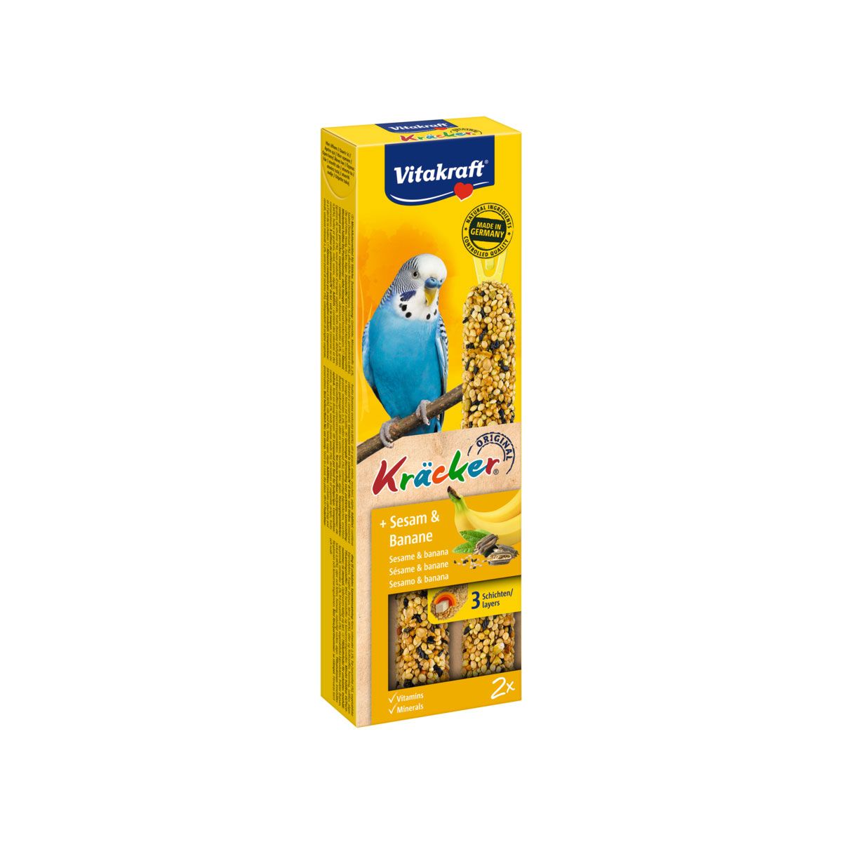 Vitakraft Kräcker Sesam Banane für Sittiche | 329314