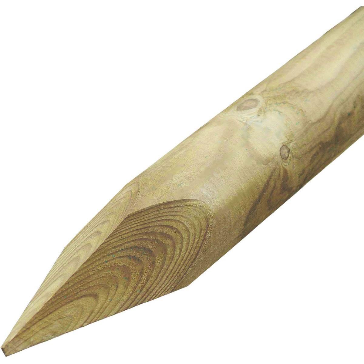 Baumpfahl 6,5 x 250 cm gefräst gespitzt 253204